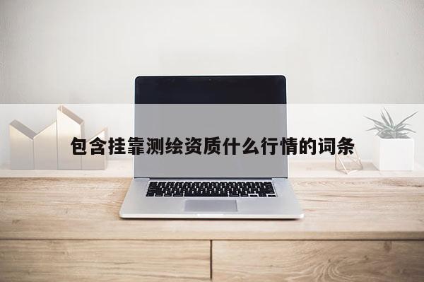 包含挂靠测绘资质什么行情的词条
